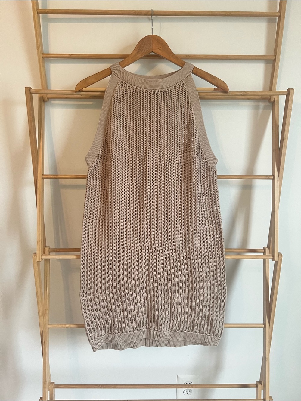 Quince Open-Knit Cover-Up Dress NWOT